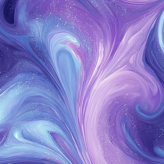 Peel and Stick Wallpaper Swirling Cosmic Lavender Blue Abstract Art Glittering Wall Mural 23.6in x 9.8ft Self Adhesive Removable Wall Paper Renter Friendly Wallpaper for Nursery Bedroom Cabinets