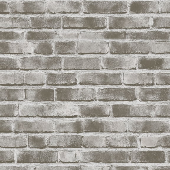 Peel and Stick Wallpaper Textured Gray Brick Wall Subtle Weathering Effect Wall Mural 23.6in x 9.8ft Self Adhesive Removable Wall Paper Renter Friendly Wallpaper for Nursery Bedroom Cabinets