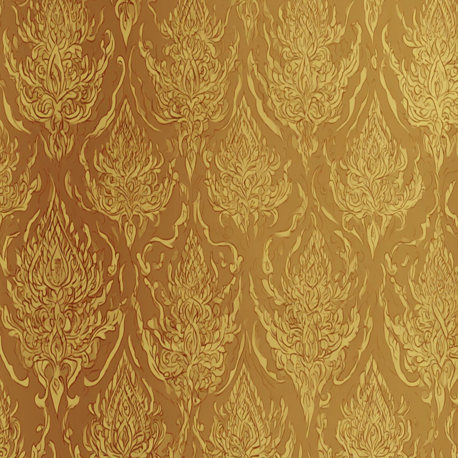Peel and Stick Wallpaper Thai asian style luxury decoration for printing 17.7in x 118in Contact Paper Removable Self Adhesive Wall Mural Wall Decor for Bedroom Kitchen Cabinets