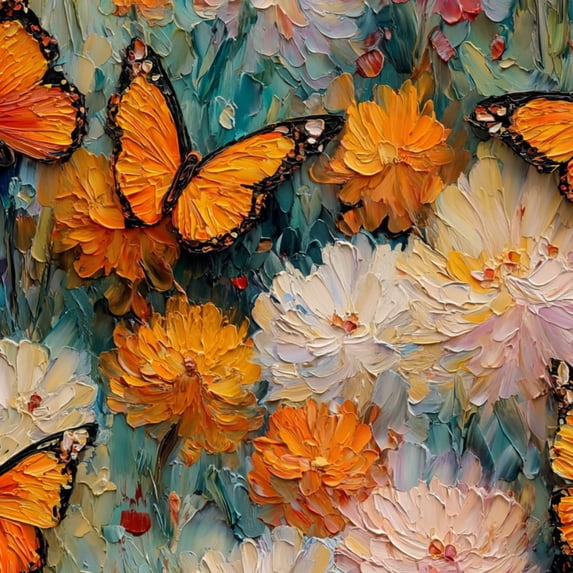 Peel and Stick Wallpaper Vibrant Butterflies Colorful Flowers Bloom Wall Mural 23.6in x 9.8ft Self Adhesive Removable Wall Paper Renter Friendly Wallpaper for Nursery Bedroom Cabinets