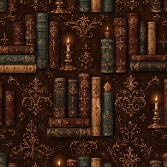 Peel and Stick Wallpaper Vintage Bookshelf Library Bookshelf Wooden Bookshelves Wall Mural 23.6in x 9.8ft Self Adhesive Removable Wall Paper Renter Friendly Wallpaper for Nursery Bedroom Cabinets