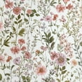 thumbnail image 1 of Peel and Stick Wallpaper Vintage Botanical Floral Soft Pink Green Hues Wall Mural 17.7in x 9.8ft Self Adhesive Removable Wall Paper Renter Friendly Wallpaper for Nursery Bedroom Cabinets, 1 of 8