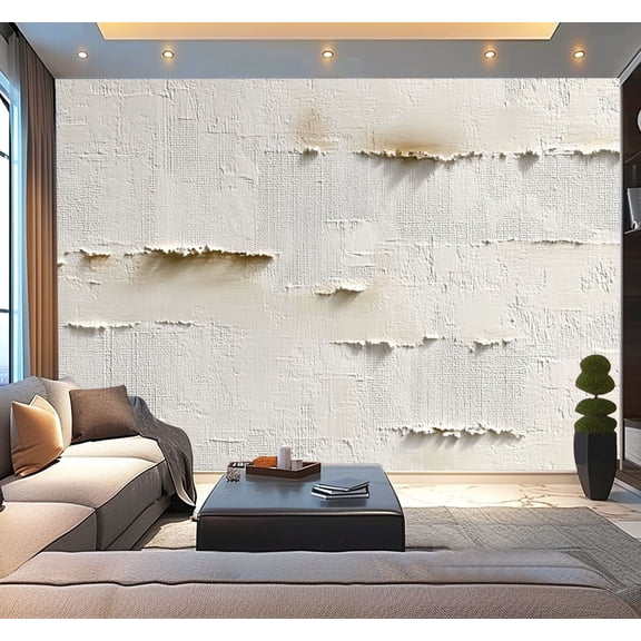 Peel and Stick Wallpaper Waterproof Cream Grassweave Neutral Fine Lines Beige Shades Subtle Texture Wall Mural Decor Self Adhesive and Removable 100in x 144in