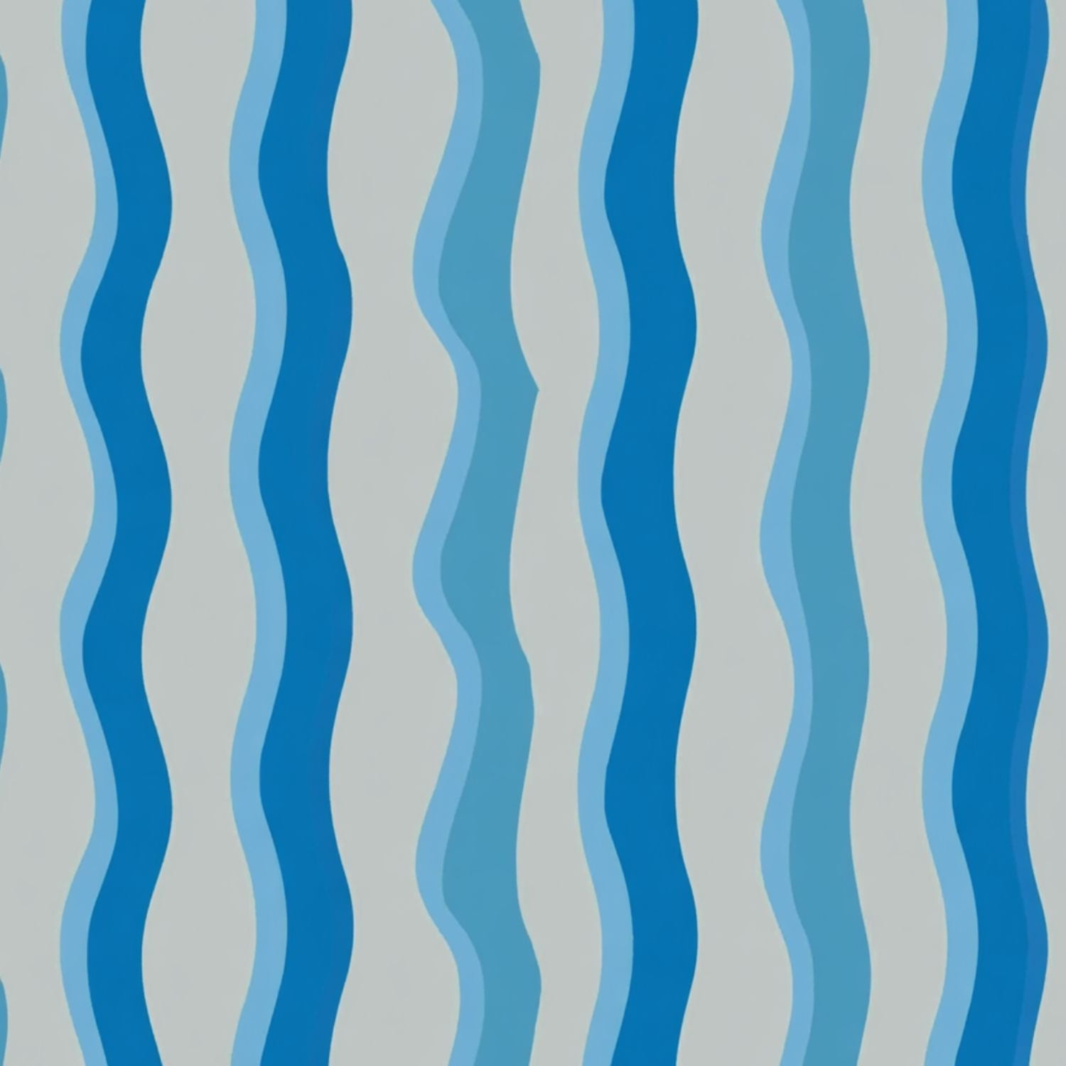 Peel and Stick Wallpaper Wavy Blue Light Blue Abstract Light Wall Mural 17.7in x 9.8ft Self Adhesive Removable Wall Paper Renter Friendly Wallpaper for Nursery Bedroom Cabinets