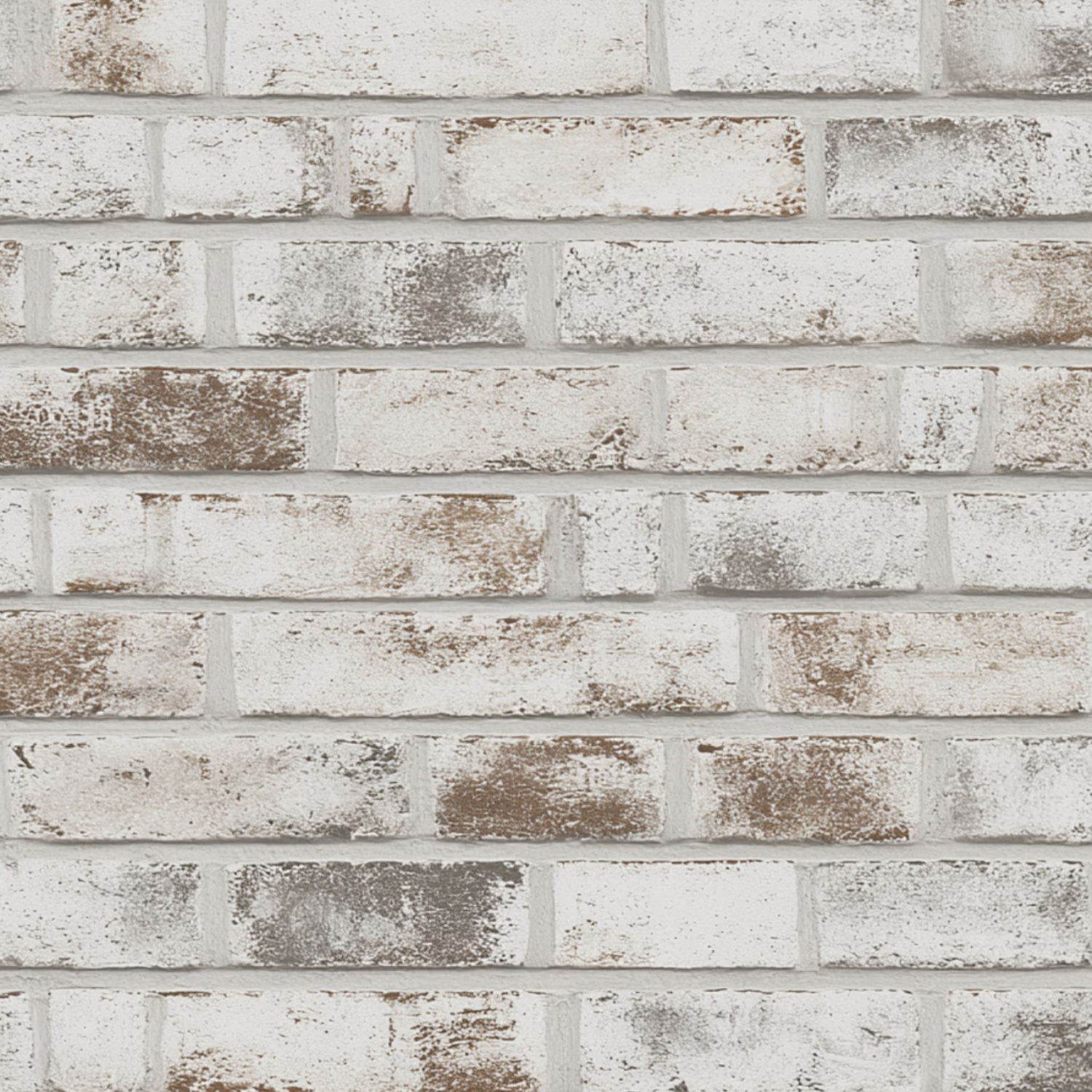 Peel and Stick Wallpaper Weathered White Brick Wall Rustic Accents Wall ...