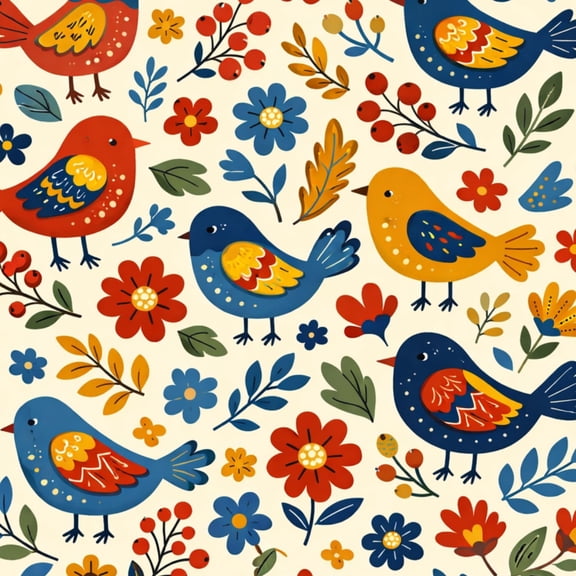 Peel and Stick Wallpaper Whimsical Creatures Cream Animals Flowers Birds Sun Natural Motifs 17.7in x 118in Contact Paper Removable Self Adhesive Wall Mural Wall Decor for Bedroom Kitchen Cabinets