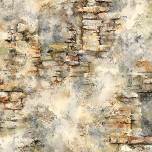 Peel and Stick Wallpaper Whitewashed Brick Wall Soft Daylight Muted Tones Wall Mural 17.7in x 9.8ft Self Adhesive Removable Wall Paper Renter Friendly Wallpaper for Bedroom Cabinets