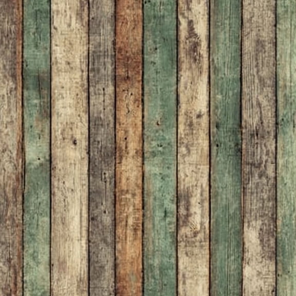 Peel and Stick Wallpaper Wooden Plank Wall Distressed Textured Paint Soft Green Brown Beige Wall Mural 17.7in x 9.8ft Self Adhesive Wall Paper Renter Friendly Wallpaper for Bedroom Cabinets