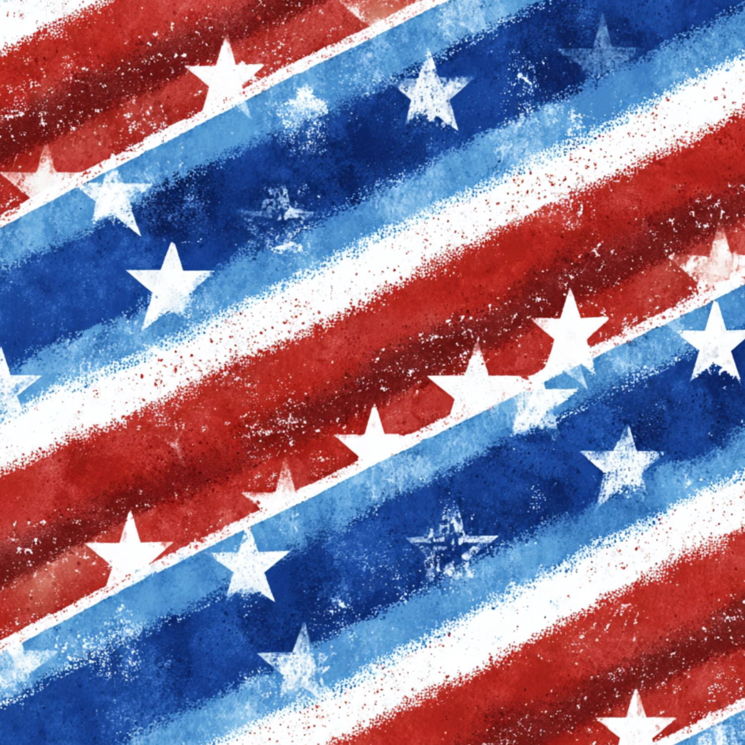 Peel and Stick Wallpaper flag watercolor seamless American national holiday Wall Mural 23.6in x 9.8ft Self Adhesive Removable Wall Paper Renter Friendly Wallpaper for Bedroom Bathroom