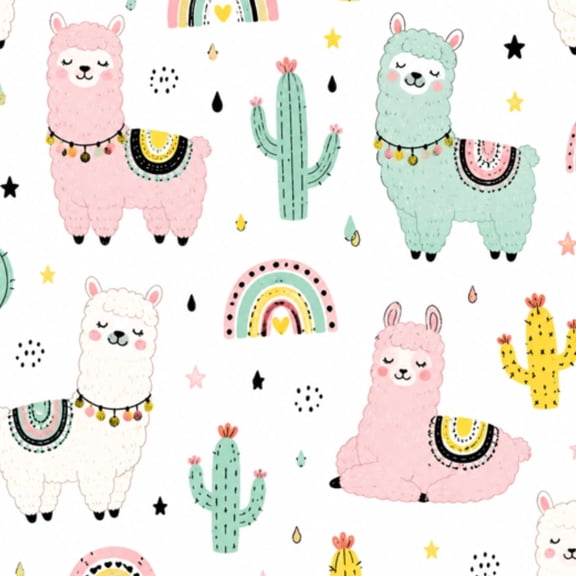 Peel and Stick Wallpaper rainbows Cartoon colorful character scandinavian Animal Wall Mural 23.6in x 9.8ft Self Adhesive Removable Wall Paper Renter Friendly Wallpaper for Nursery Bedroom Cabinets