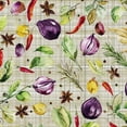 thumbnail image 1 of Peel and Stick Wallpaper rosemary Botanical Spices Herbs Fruits onion purple Wall Mural 17.7in x 9.8ft Self Adhesive Removable Wall Paper Renter Friendly Wallpaper for Kids Bedroom Kitchen Nursery, 1 of 8
