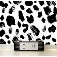 thumbnail image 1 of Peel and Stick Wallpaper seamless black white leopard pattern Canvas Texture Removable Wall Murals Large Wall Stickers for Living Room Bedroom Home Decoration, 1 of 5