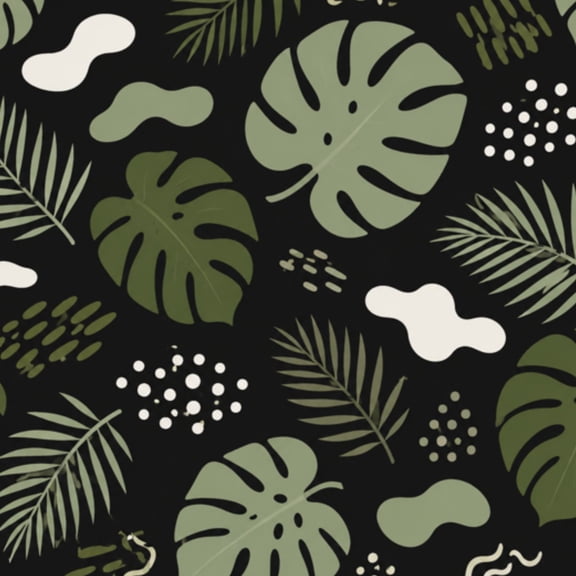 Peel and Stick Wallpaper white graphic tropical leaves seamless Wall Mural 23.6in x 9.8ft Self Adhesive Removable Wall Paper Renter Friendly Wallpaper for Nursery Bedroom Cabinets