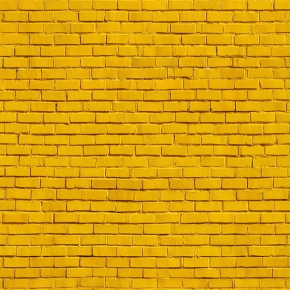 Peel and Stick Wallpaper yellow brick tile wall Wall Mural 23.6in x 9.8ft Self Adhesive Removable Wall Paper Renter Friendly Wallpaper for Bedroom Nursery
