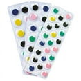 thumbnail image 1 of Peel & Stick Wiggle Eyes on Sheets, Multi-Color, Assorted Sizes, 60 Pieces, 1 of 4