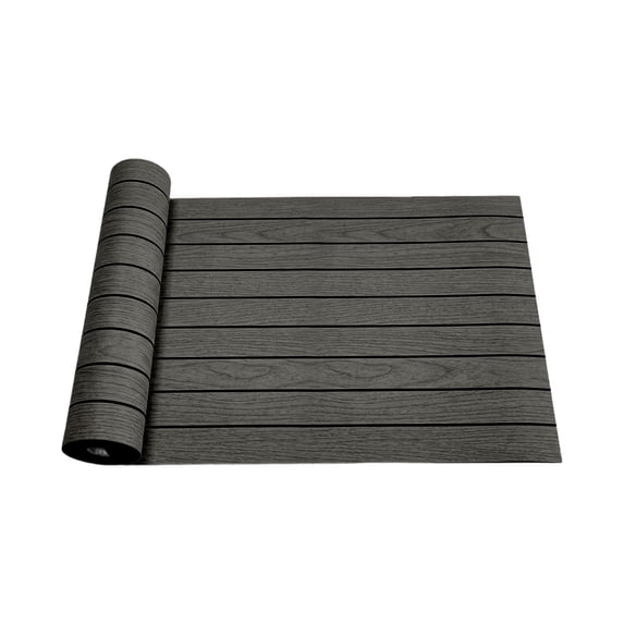 Peel and Stick Wood Wall Panels, 15.7 x 118 Inch Self-Adhesive Wood Plank Wallpaper, Waterproof Slat Wall Covering for Living Room Bedroom Kitchen Walls Hallway Entryway (Dark Gray)