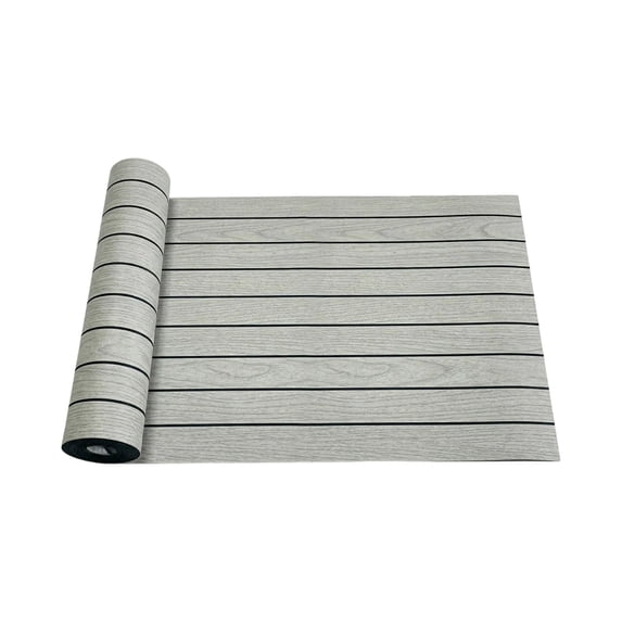 Peel and Stick Wood Wall Panels, 15.7 x 118 Inch Self-Adhesive Wood Plank Wallpaper, Waterproof Slat Wall Covering for Living Room Bedroom Kitchen Walls Hallway Entryway (Light Gray)