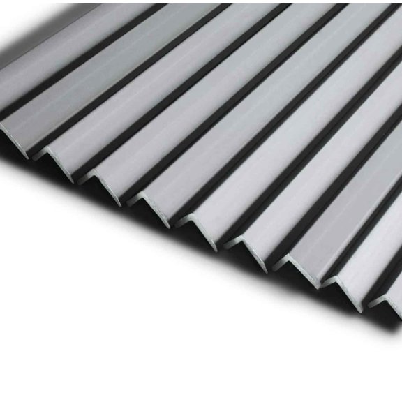 Peel and Stick Aluminum Tile Trim, Decorative Kitchen Backsplash Trim Edge, Self Adhesive Tile Liner Matte Gray