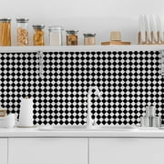 Peel and Stick Backsplah Tile Self Adhesive Mosaic for Kitche 6"x6", 10 Pieces set