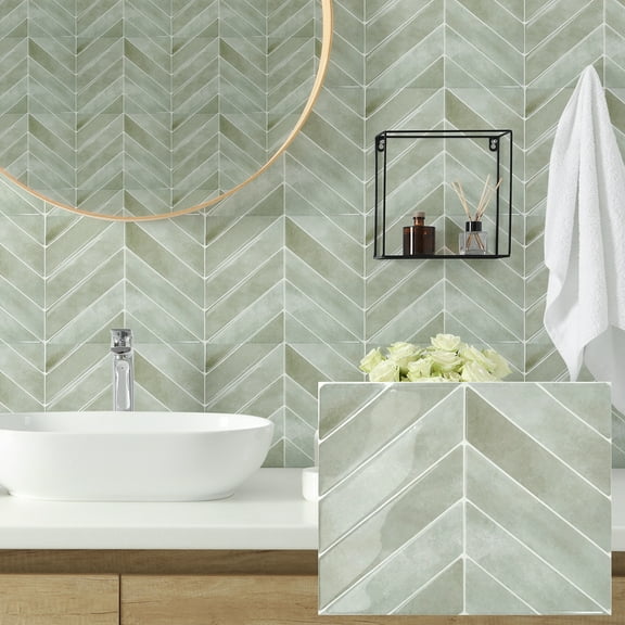 Peel and Stick Backsplash - 20 Sheets of 11.4" x 9" - 3D Adhesive Peel and Stick Tile Backsplash for Kitchen, Bathroom, Wall Tile