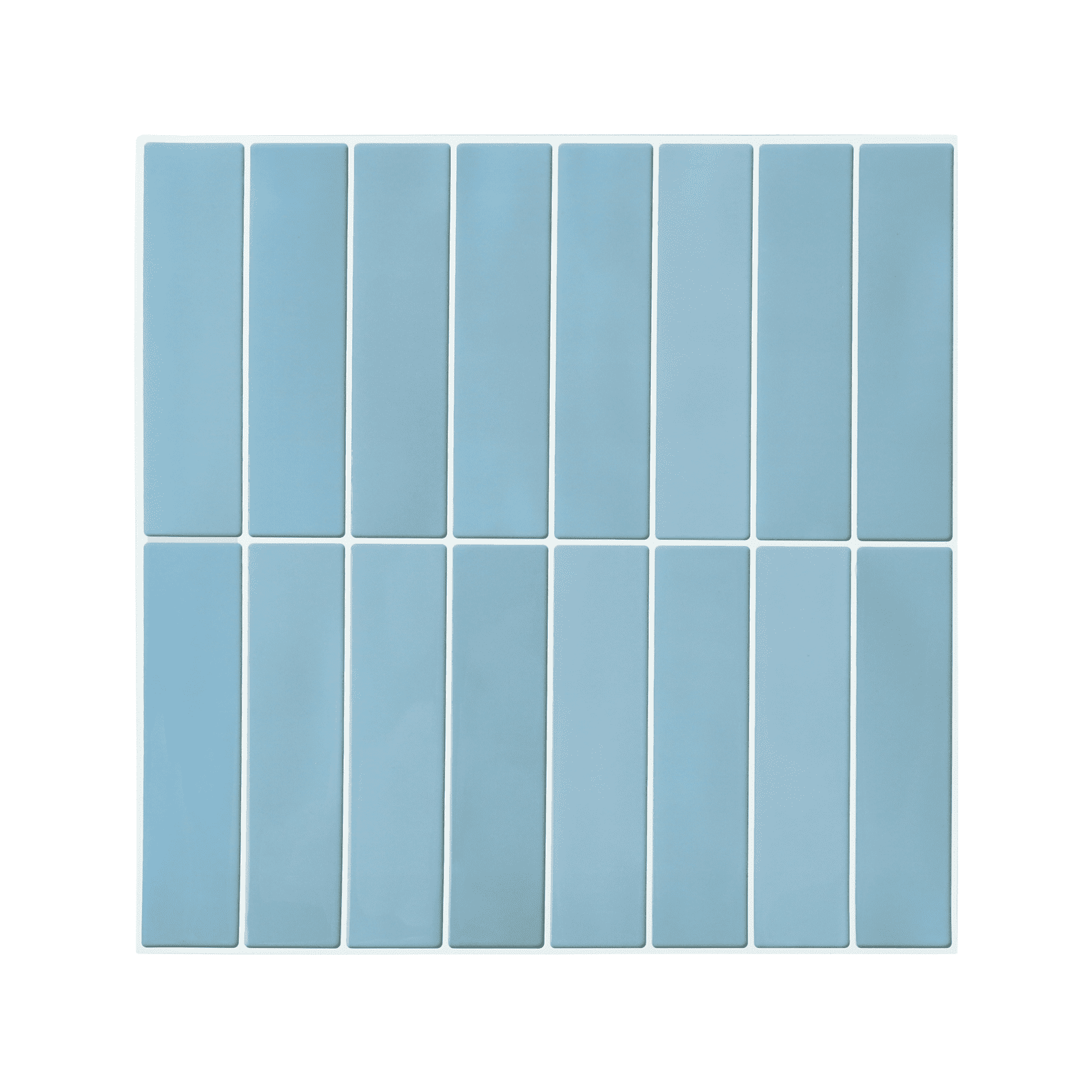 Peel and Stick Backsplash Tiles, 12" x 12" Blue 3D Self Adhesive Stick on Wall Tiles for Kitchen Bathroom