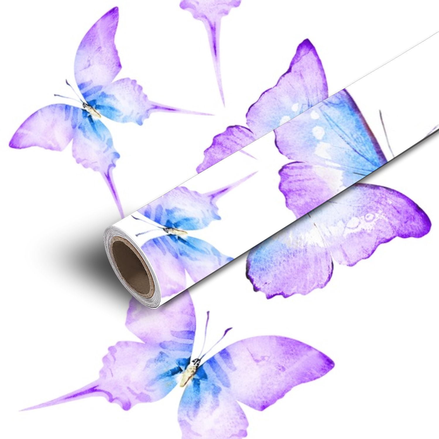 Peel and Stick Canvas Wallpaper Art Wall Mural Seamless watercolor ...