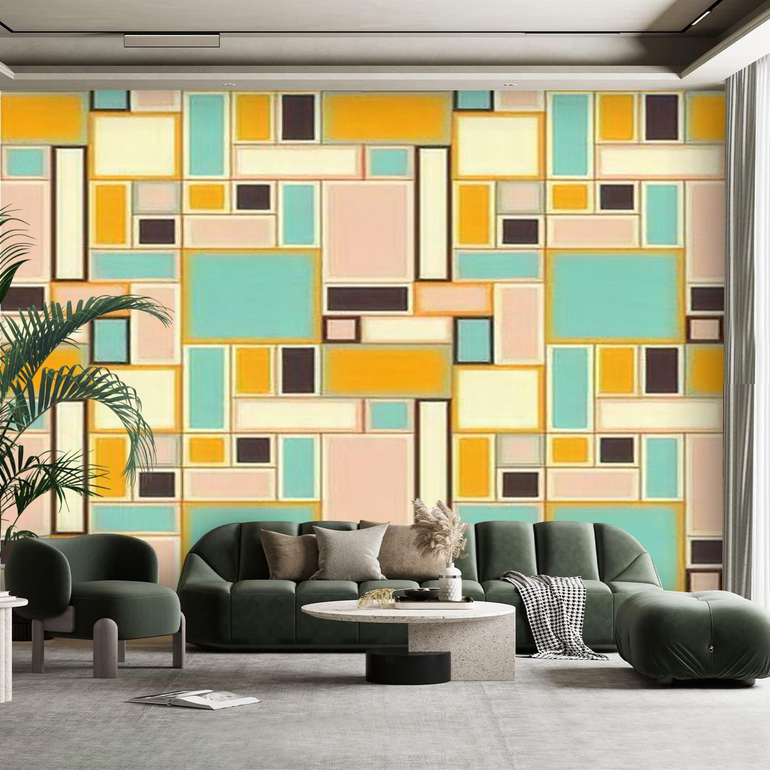 Mid Century Wallpaper Peel And Stick