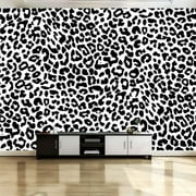 Peel and Stick Canvas Wallpaper Wall Mural Animal skin seamless Design for fabric Wall Art Self Adhesive and Removable 69in x 98in