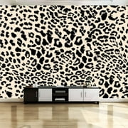 Peel and Stick Canvas Wallpaper Wall Mural colorful wild animal skin suitable for textile Wall Art Self Adhesive and Removable 69in x 98in
