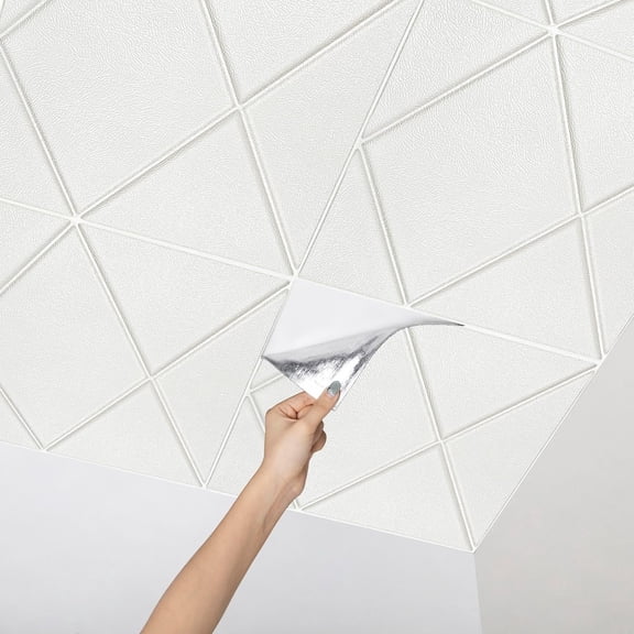 Peel and Stick Ceiling Tiles, 13.8x13.8 Inch Ceiling Tiles
