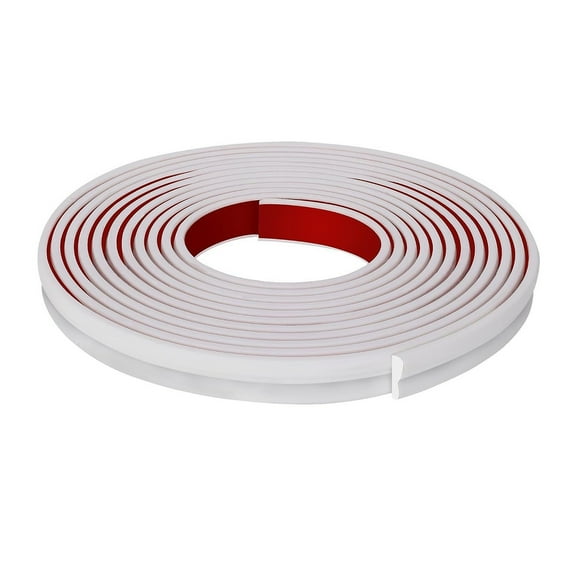 Peel and Stick Chair Rail Molding, Self-Adhesive PVC Wall Trim for Home Decoration, Door, Floor, Window  9.8ft x 1.6in