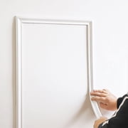 Peel and Stick Chair Rail Molding, Self-Adhesive Wall Trim for Home Decoration & Wall Protection, 9.8ft x 0.9in