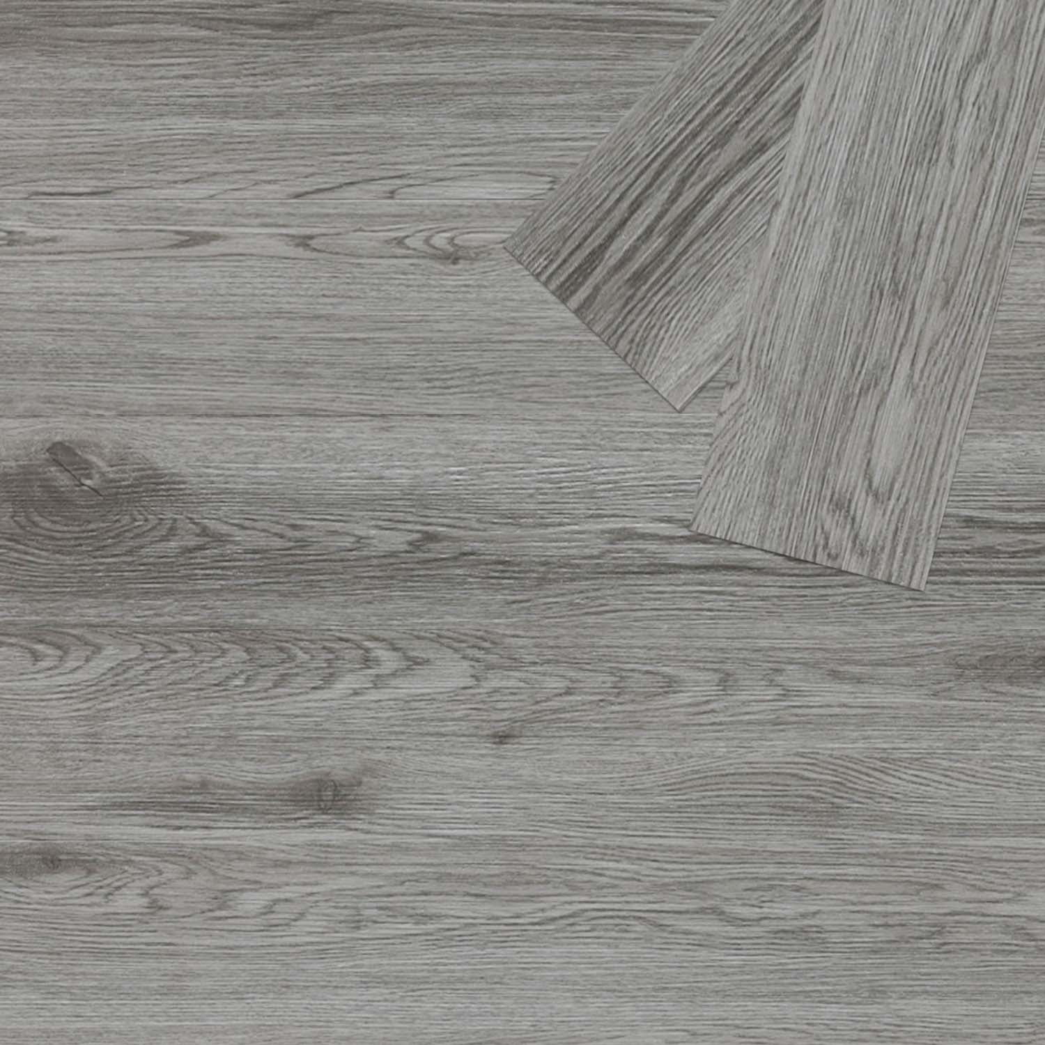 Peel and Stick Floor Tile Waterproof Vinyl Flooring 36-Pack 54 Sq.Ft, DIY Self Adhesive Wood Plank for Bedroom, Kitchen, Living Room, Dark Grey