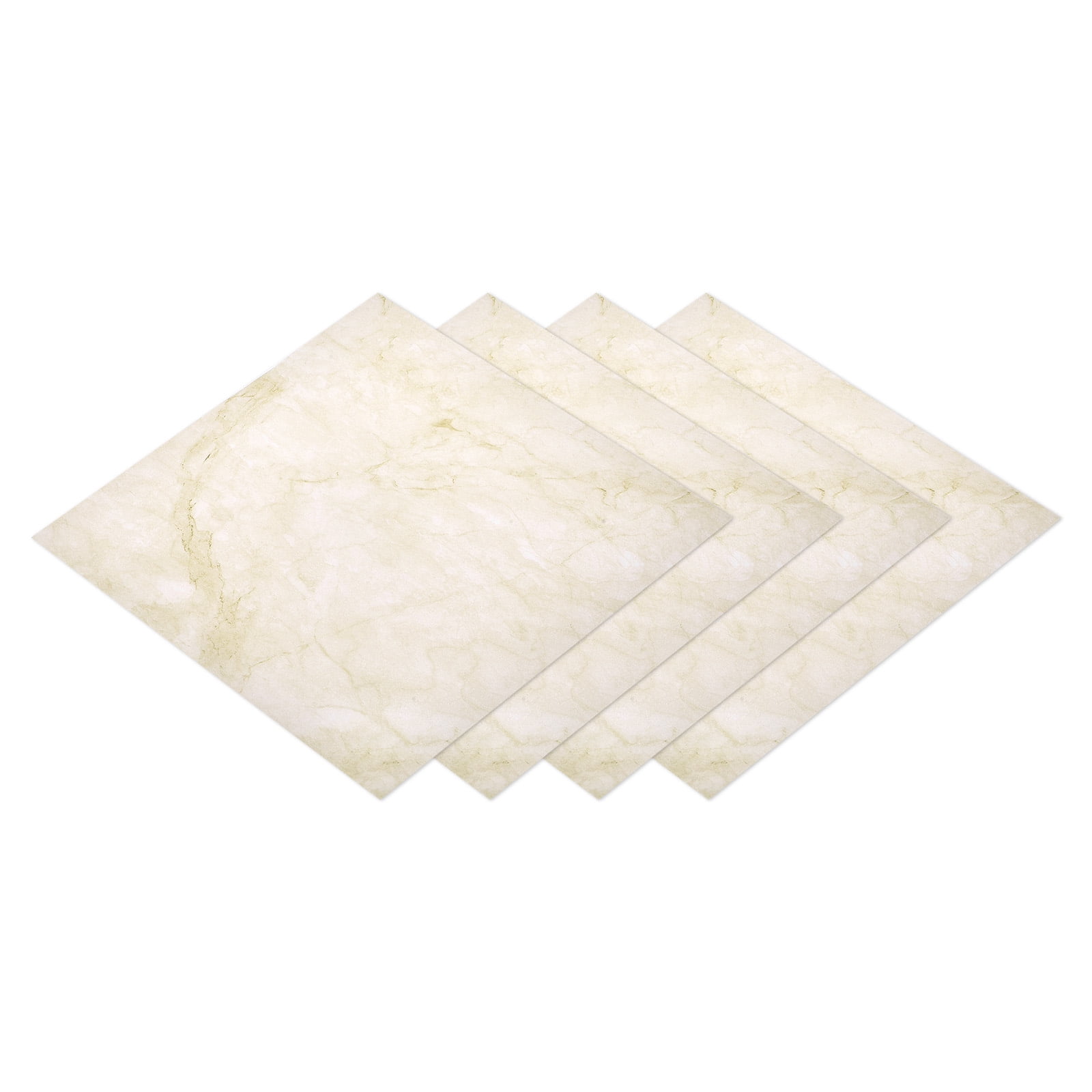 Peel and Stick Floor Wall Tiles Sticker, 4Pack 12"x12" Self Adhesive