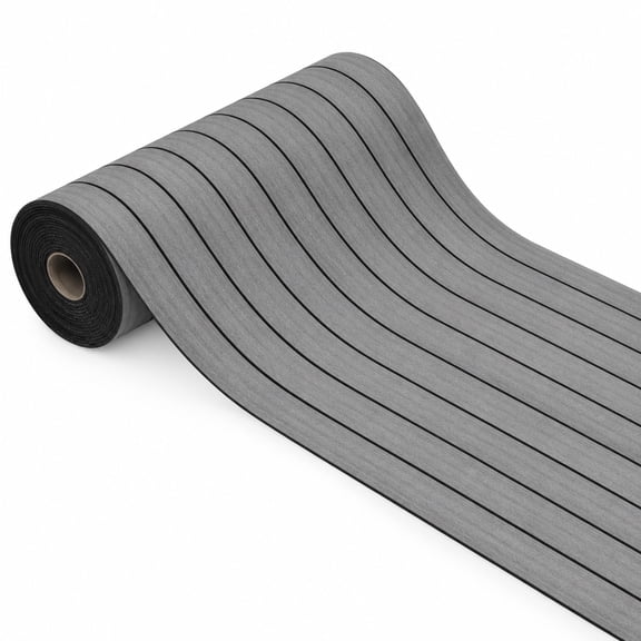Peel and Stick PVC Slat Wall Panel, Self-Adhesive Faux Wood Grain Wallpaper 118"x15.75"