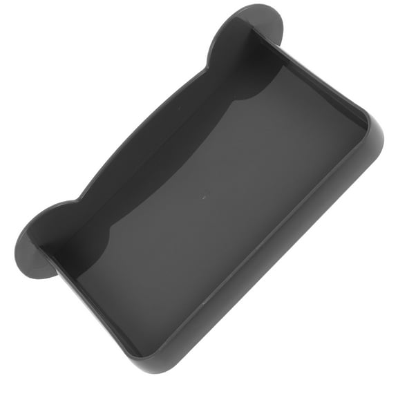 Peel and Stick Shelves for Walls Hole-free Storage Racks Paper Towel Holder Toilet Tissue Dark Grey