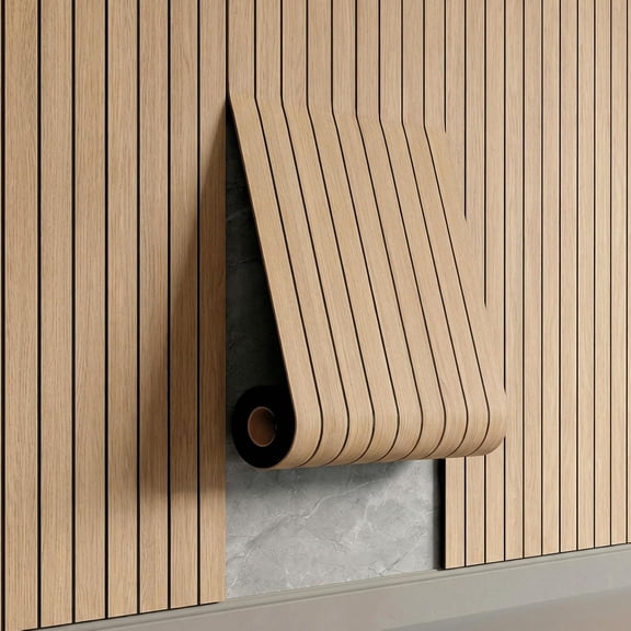 Peel and Stick  Slat Wall Panels, Yellow , 118 x 15.7 in | 2.8mm  Flexible  Panel, Flexible Wall Panels, Faux  for Bedroom, TV Wall & Office