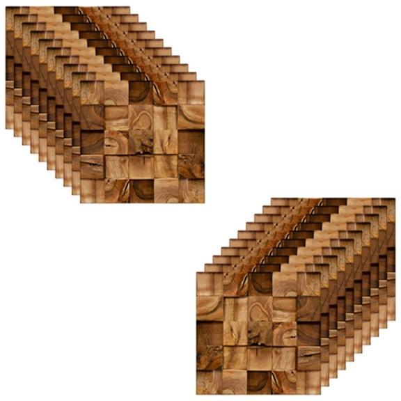 Peel and Stick Tile 20 Sheet Waterproof Backsplash for Kitchen Tile Stickers Self-Adhesive Floor Tile PVC Wall Tile DIY Tile DecalsStyle:Style2;