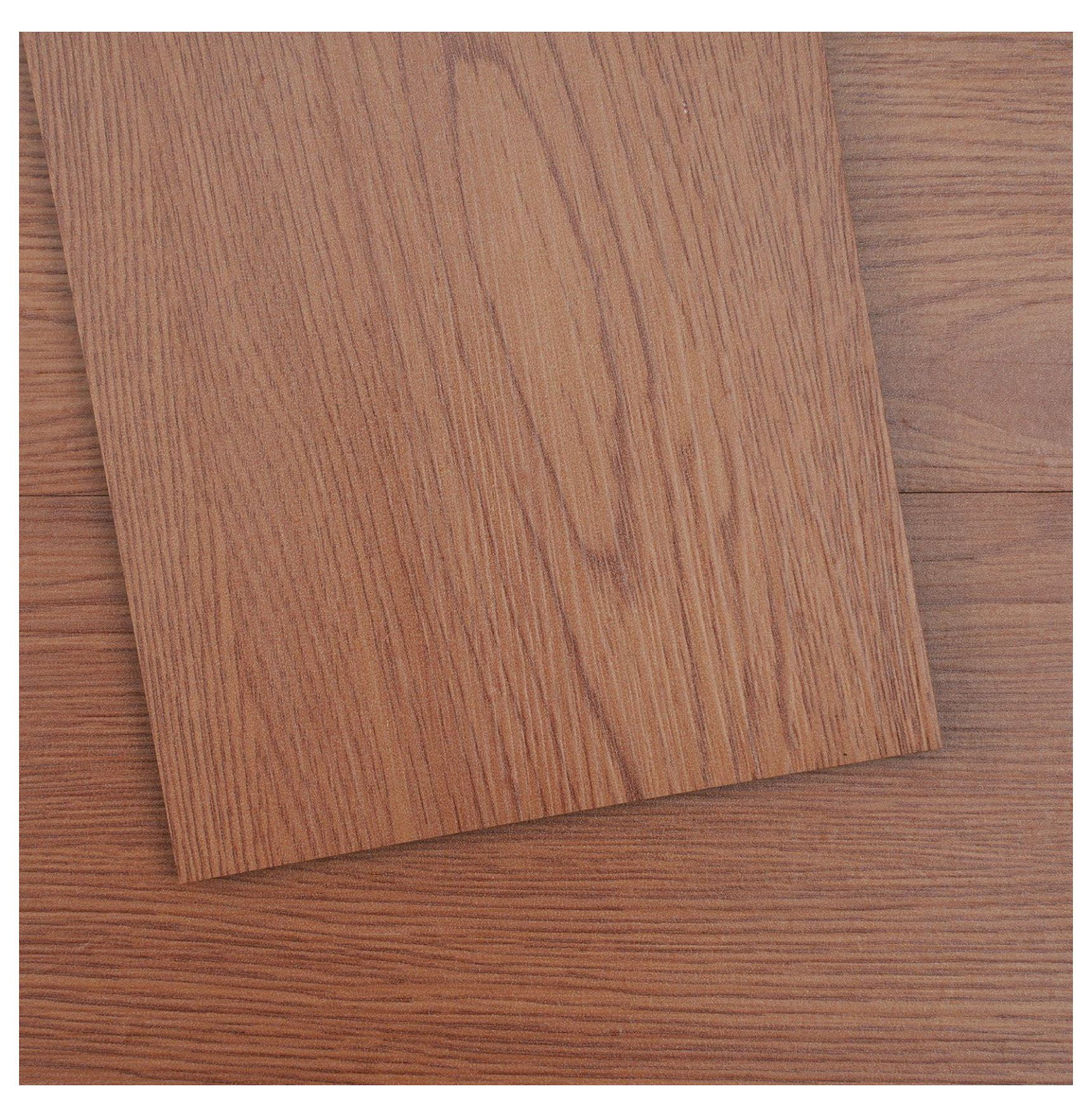 Peel and Stick Vinyl Floor Tiles 36x6 inch, 36 Pack Wood Grain Flooring