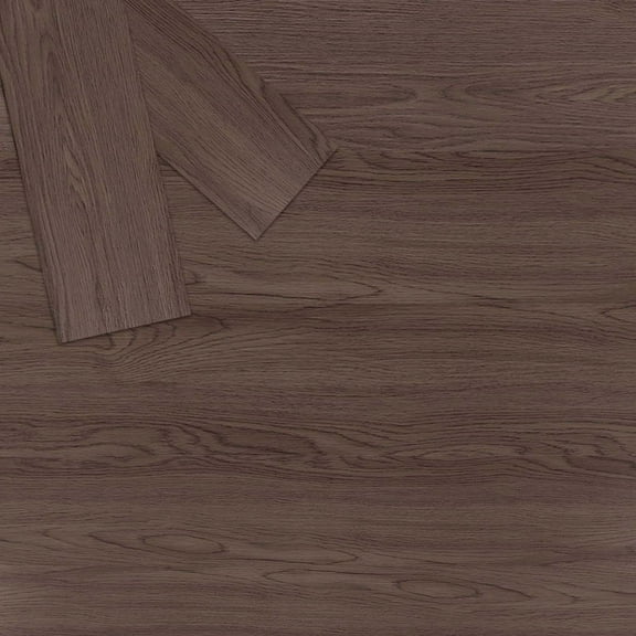 Peel and Stick Floor Tile Maroon Waterproof Vinyl Flooring 36-Pack 54 Sq.Ft, DIY Self Adhesive Wood Plank for Bedroom, Kitchen, Living Room