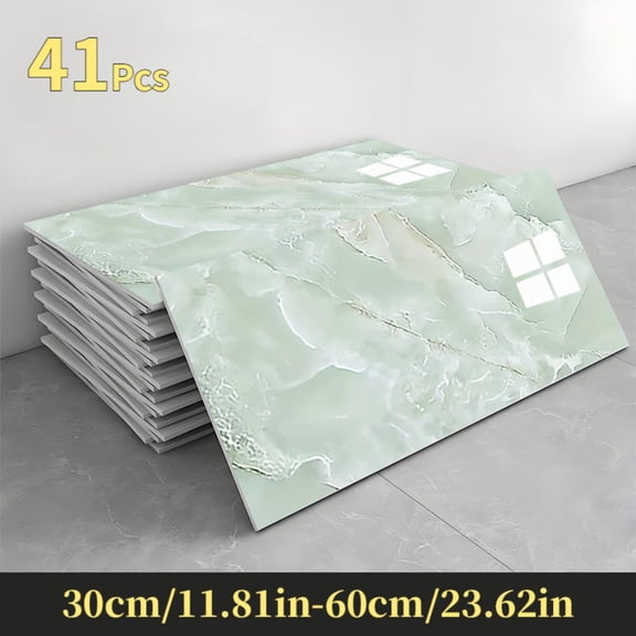 Peel and Stick Wall Panels, Marble Foam PVC Waterproof Backsplash Tiles for Kitchen, Bathroom, Peel and Stick Tile