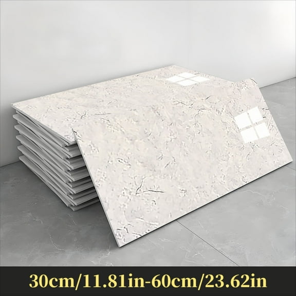 Peel and Stick Wall Panels, Marble PVC Waterproof Backsplash Tiles for Kitchen, Bathroom, Peel and Stick Tile