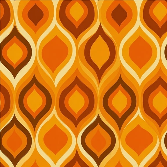 Peel and Stick Wallpaper 70s Retro Abstract colorful Self Adhesive Removable Renter Friendly Contact Paper for Bedroom 24in x 118in
