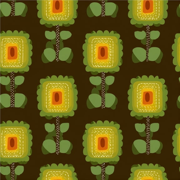 Peel and Stick Wallpaper 70s Retro vintage geometrical Self Adhesive Removable Renter Friendly Contact Paper for Bedroom 24in x 118in