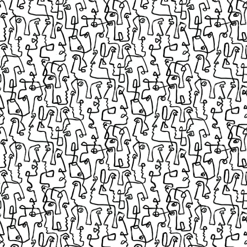 - Peel and Stick Wallpaper, Abstract Wallpaper for Bedroom, Powder Room, Kitchen, Vinyl, 30.75 Sq Ft Coverage (Gestures Collection, Ink)