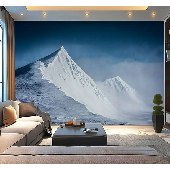 Peel and Stick Wallpaper Arctic spring south Spitsbergen Modern Art Wall Mural Decor Self Adhesive and Removable 100in x 144in