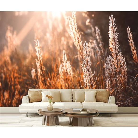 Peel and Stick Wallpaper Autumn scenery Modern Art Wall Mural Decor Self Adhesive and Removable 69in x 98in