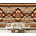 thumbnail image 1 of Peel and Stick Wallpaper Aztec Navajo geometric seamless Native Modern Art Wall Mural Decor Self Adhesive and Removable 100in x 144in, 1 of 8
