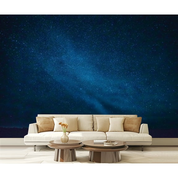 Peel and Stick Wallpaper Beautiful night sky Modern Art Wall Mural Decor Self Adhesive and Removable 69in x 98in