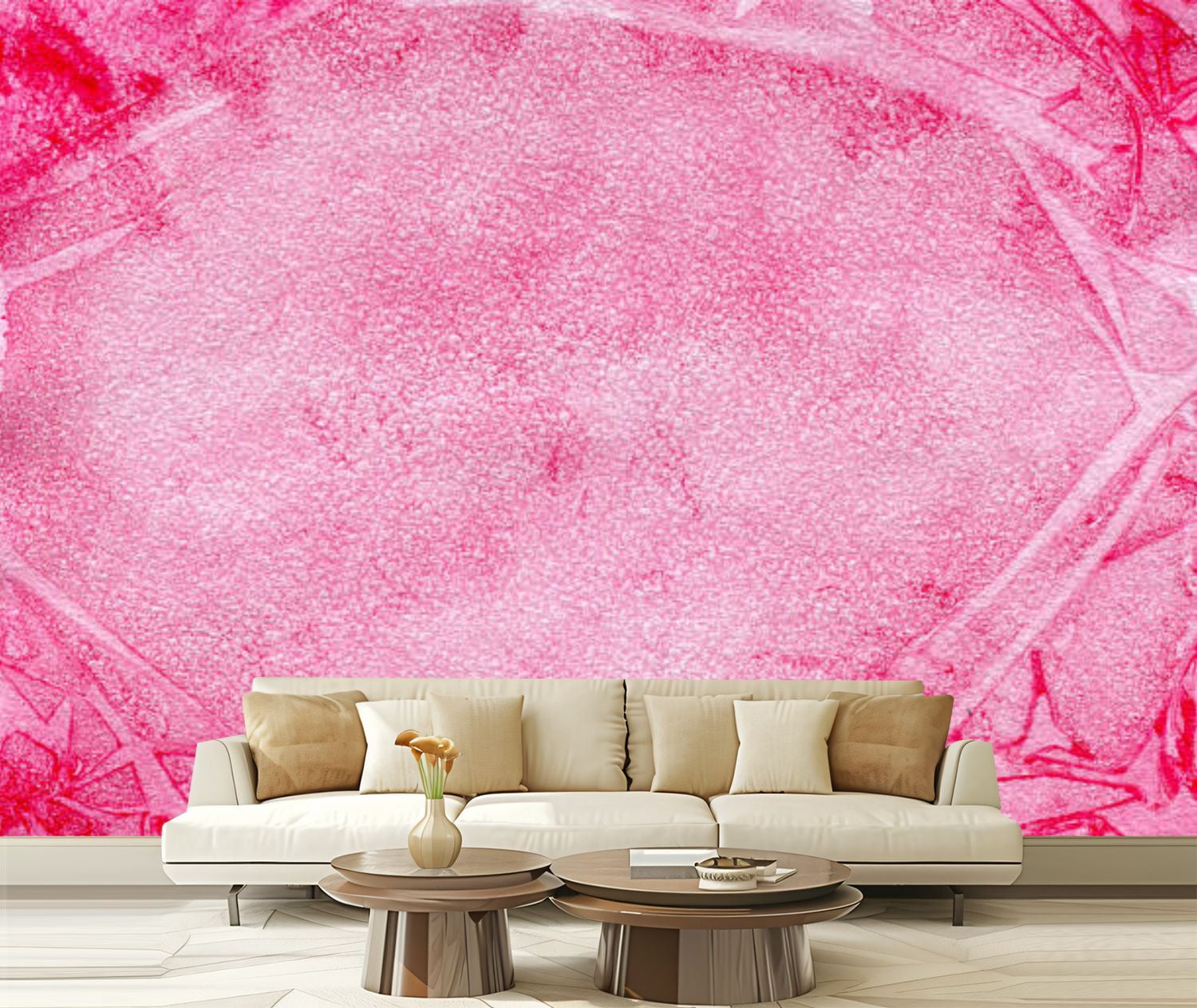 Peel and Stick Wallpaper Canvas Abstraction18 Modern Art Wall Mural ...